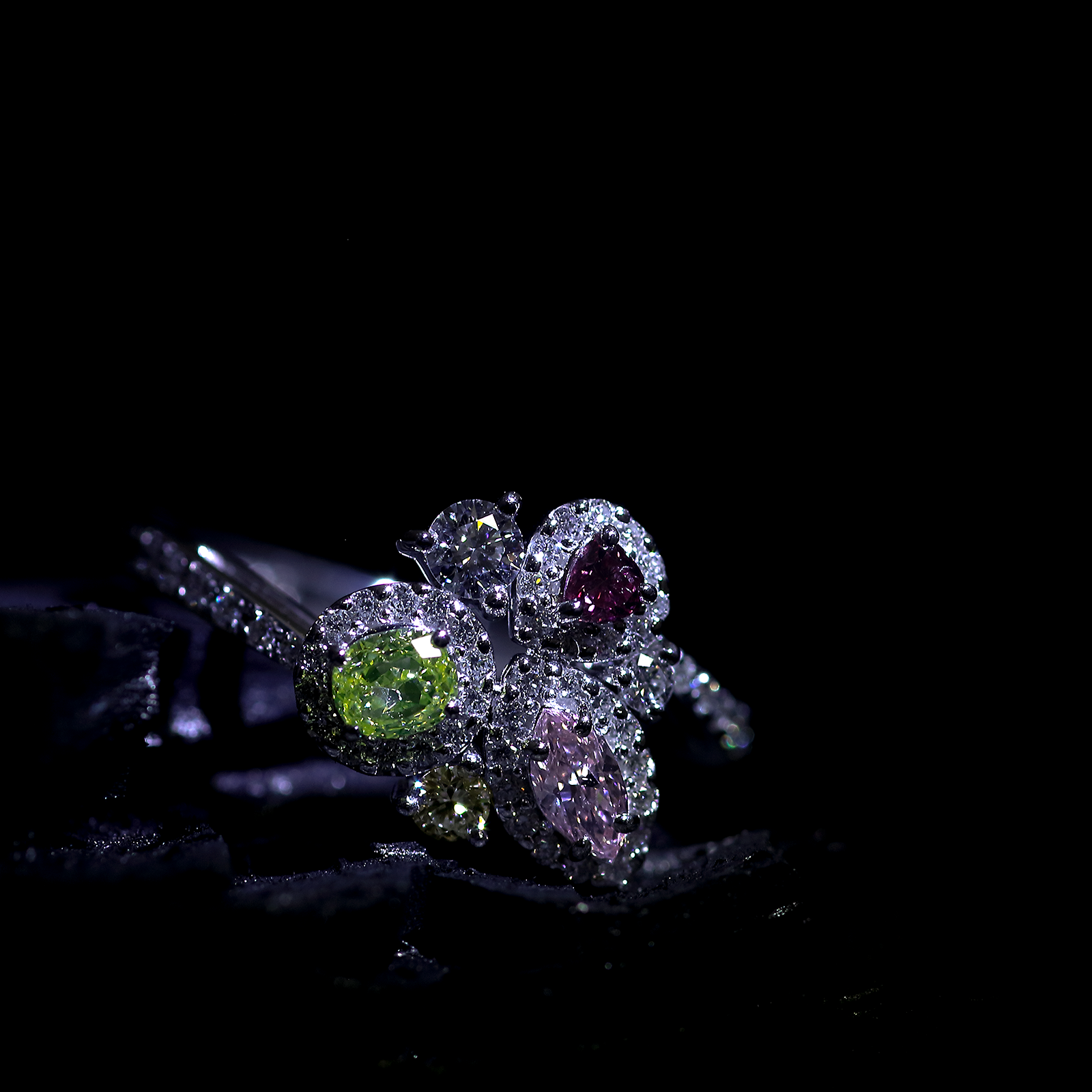 PT900ファンシーカラーダイヤモンドリング ￥1,898,000 – Judi jewelry 